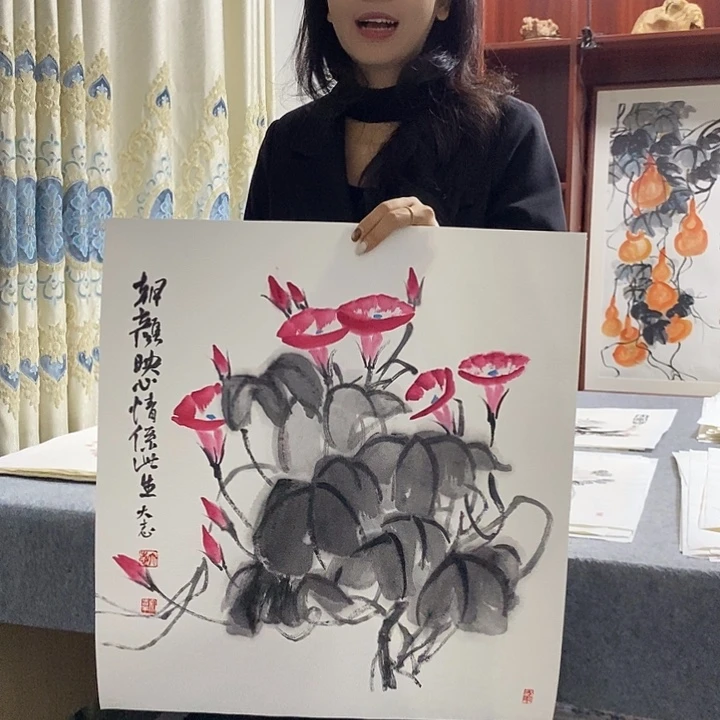 国画纯手绘国画作品写意