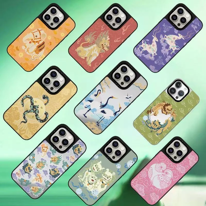 【宫里的世界】蛇来运转个性防摔适用于苹果iphone16pro/15p手机壳