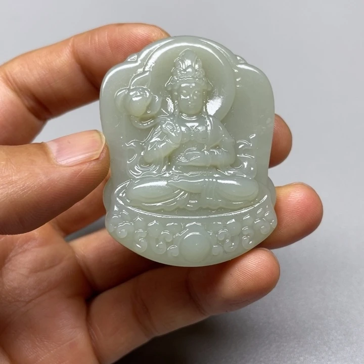 吊坠(不含链)未镶嵌和田玉战**族