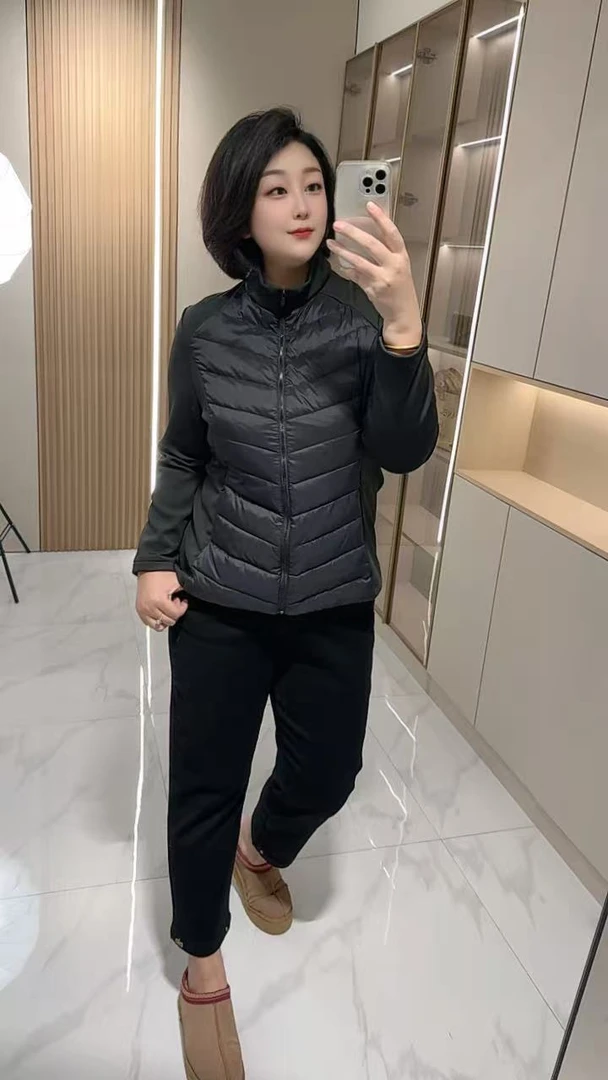 【聪姐推荐】206轻薄显瘦瑜伽运动羽绒服（衣长67，胸围116）