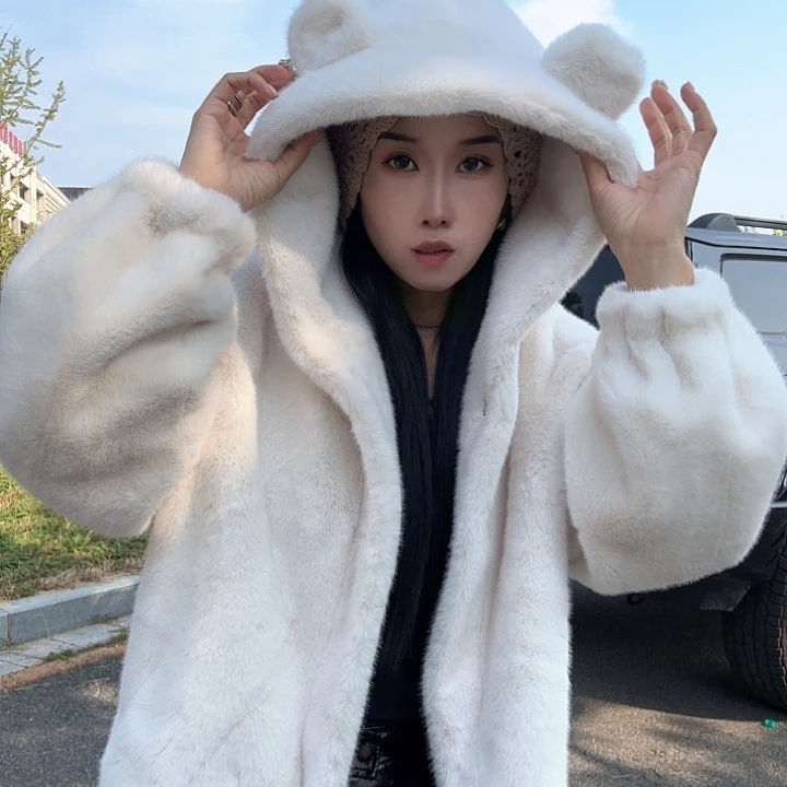 闪电购女款毛毛装7