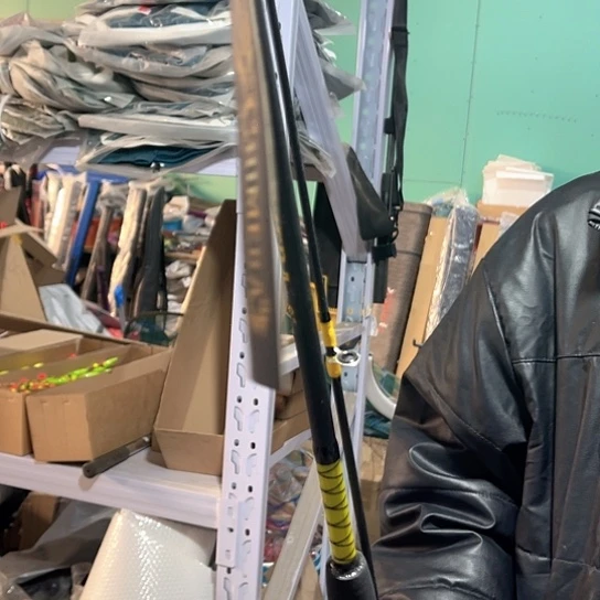 黑黄直柄路亚杆180M调