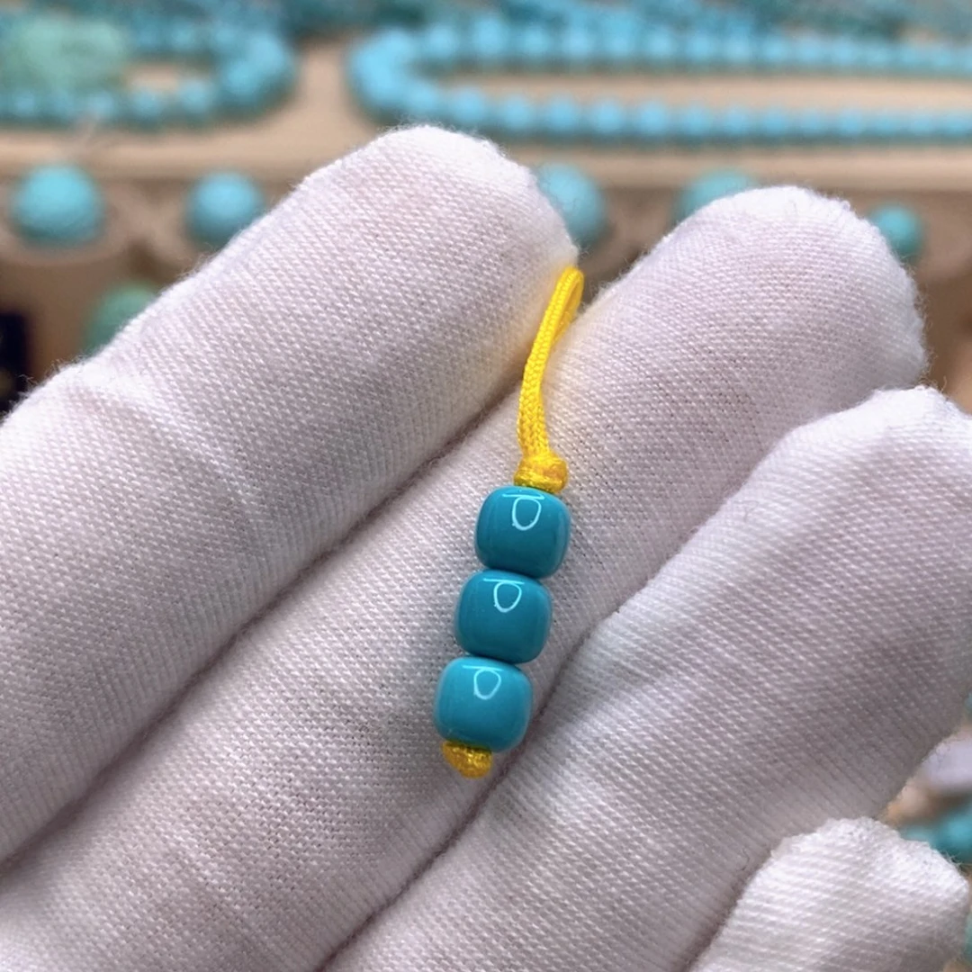 绿松石未镶嵌珠宝奇石5.5mm