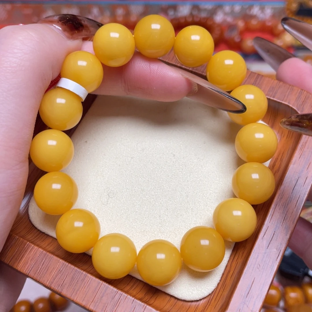 蜜蜡未镶嵌颈饰手串