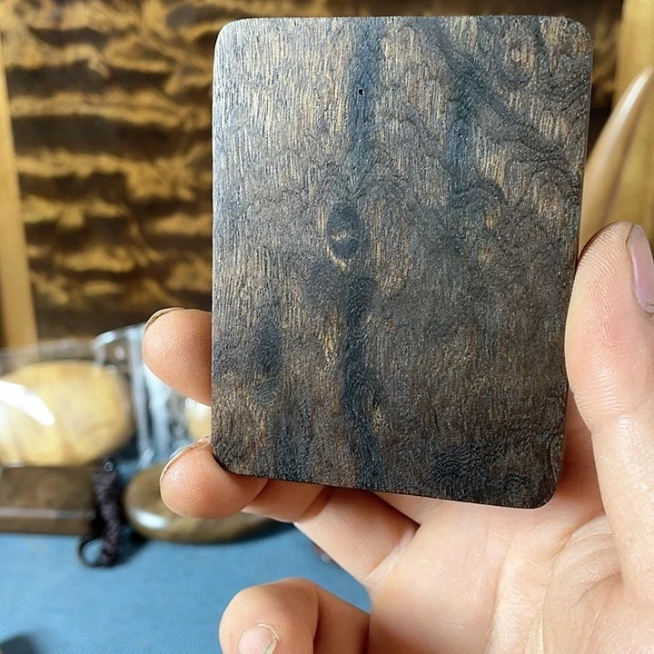 【闪购商品】子**息金丝楠阴沉木无事牌