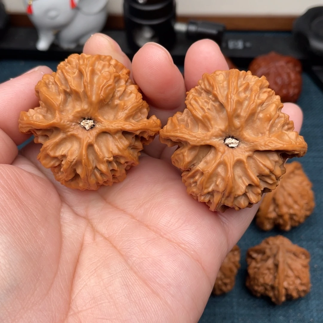 把件文玩核桃全品十字底苹果园46