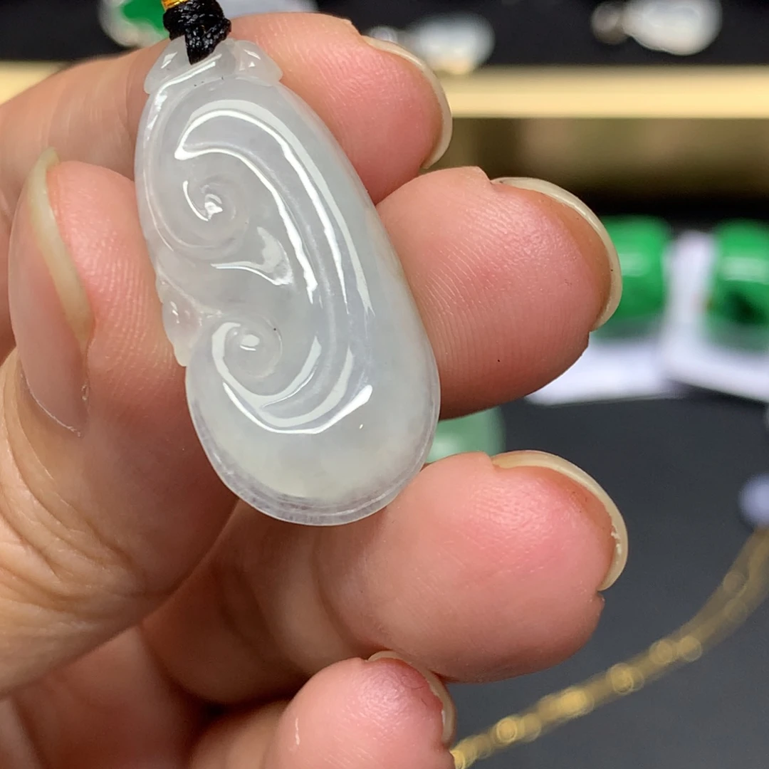 吊坠(不含链)未镶嵌翡翠有纹裂
