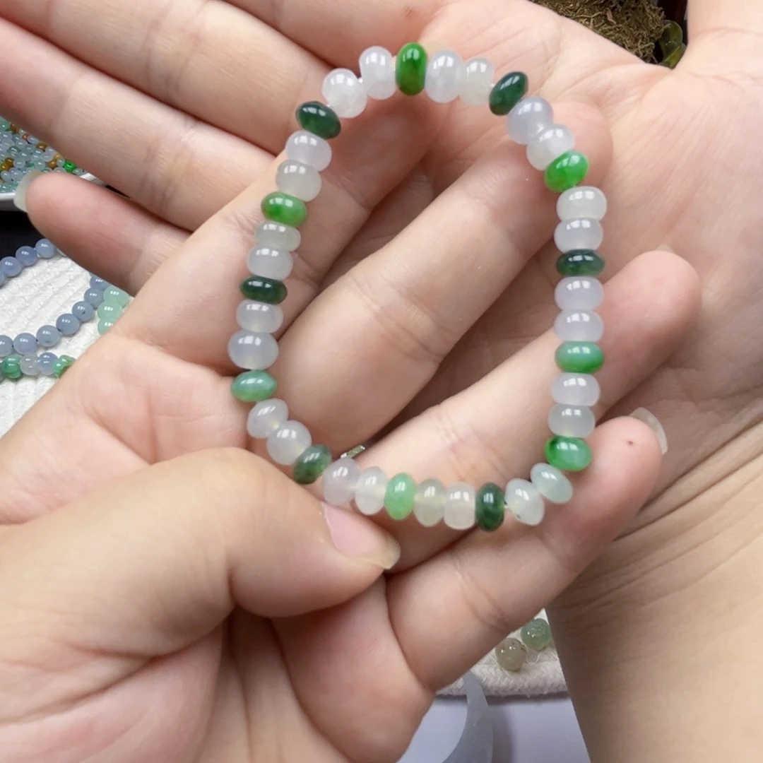 未镶嵌手链翡翠手串
