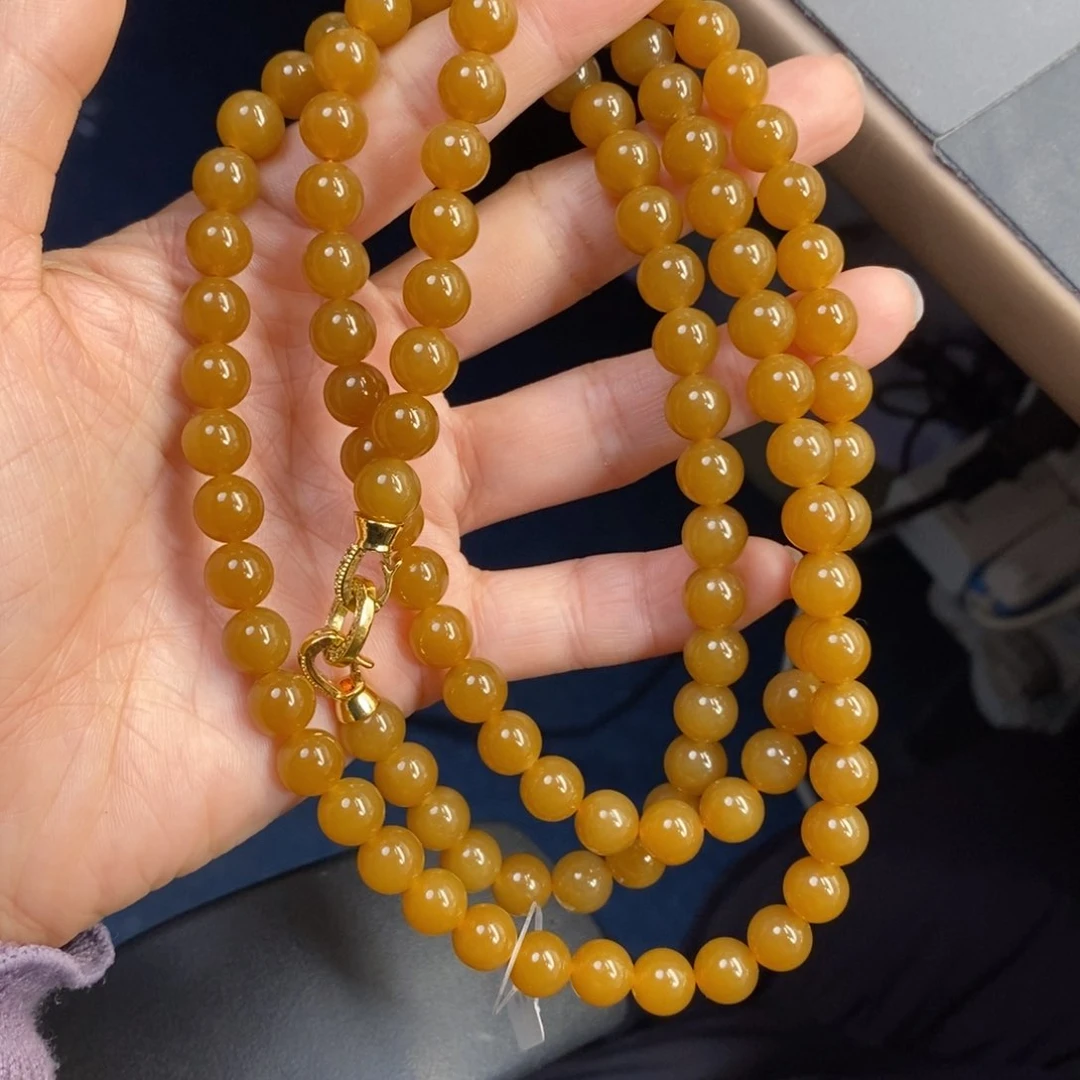 和田玉手串未镶嵌d***u