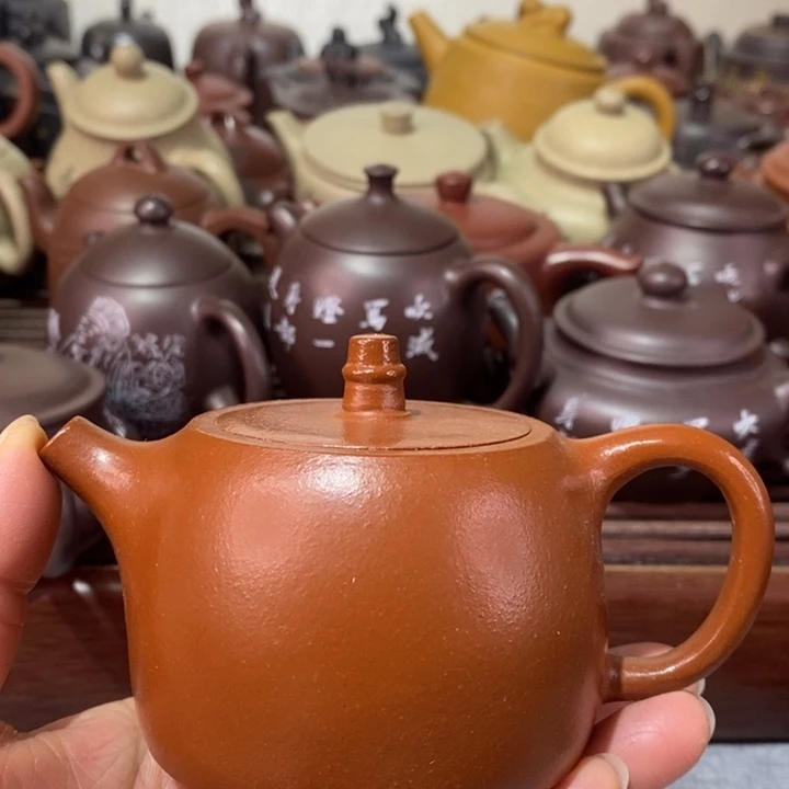 紫砂茶壶微瑕处理一把
