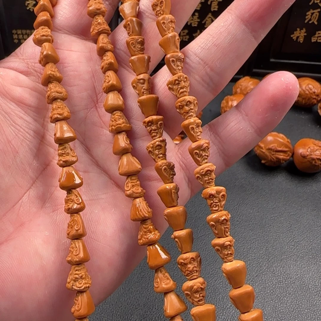 橄榄核手串/手链0.85+核尖108罗汉长串