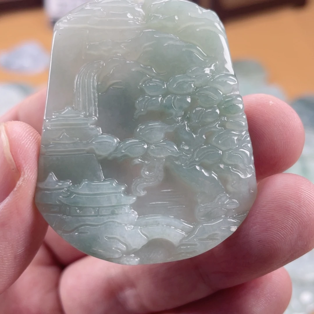 颈饰未镶嵌翡翠翡翠