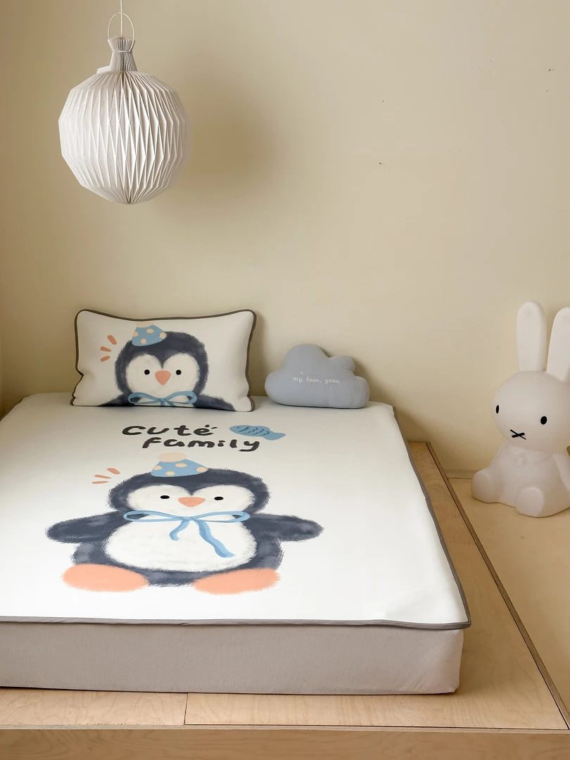【L·W梨窝】可爱卡通风 大版萌物系列 夏季绑带版床席款