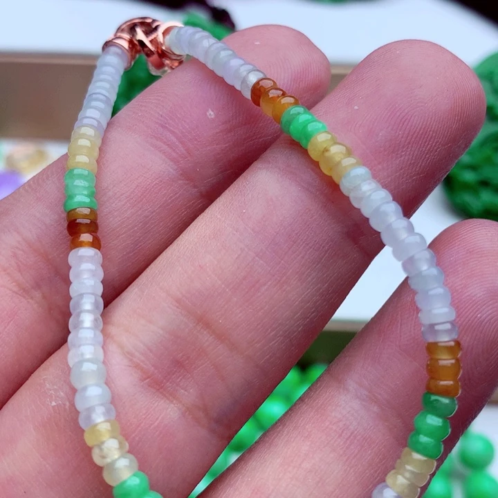 翡翠未镶嵌手链手串