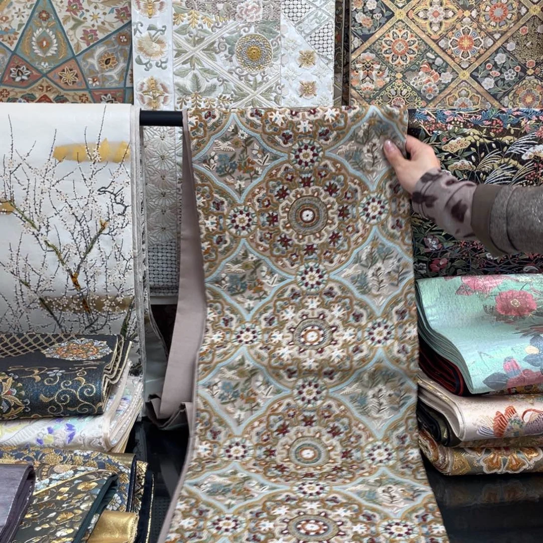 织绣唐锦桑蚕丝正绢面料