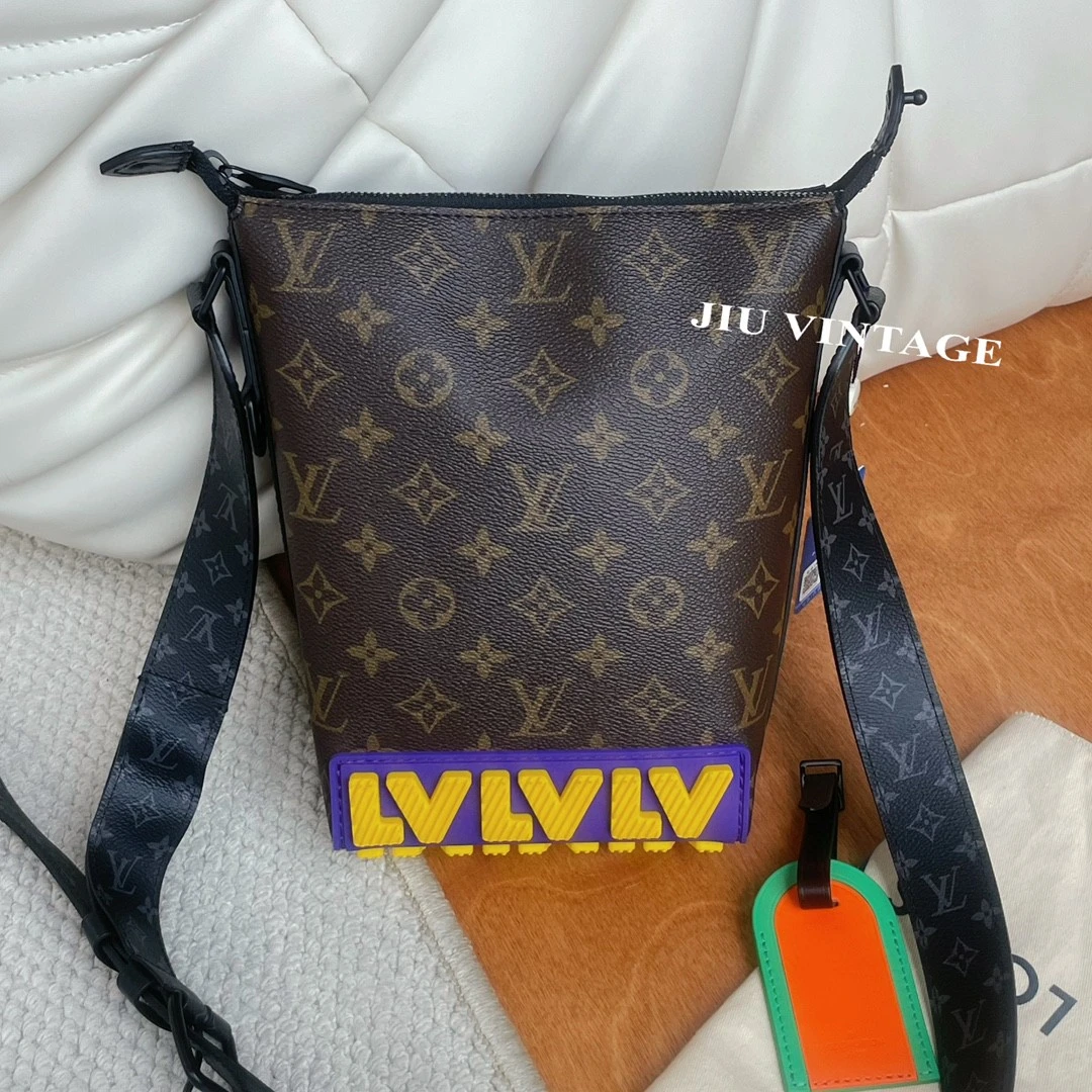 99新 LouisVuitton/路易威登 老花竖版薯条包芯片中检BJM12-1221
