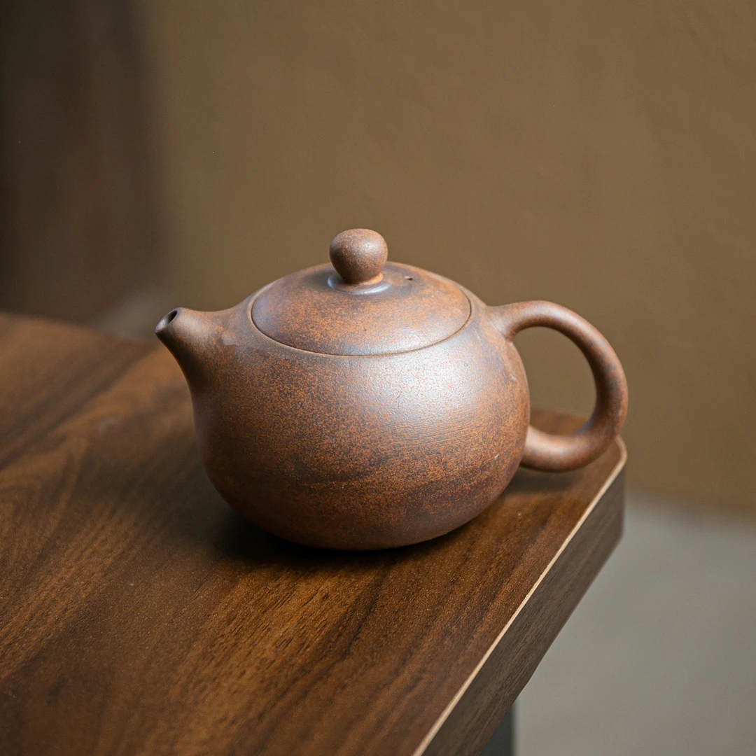 【拿放斋】老岩泥西施壶.3664.陶瓷大容量圆壶中式泡茶壶紫砂老岩泥