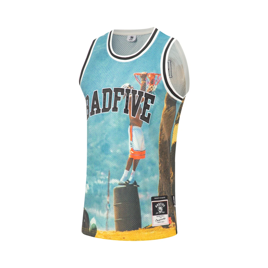 LI-NING/李宁反伍BADFIVE男子宽松比赛上衣041-1