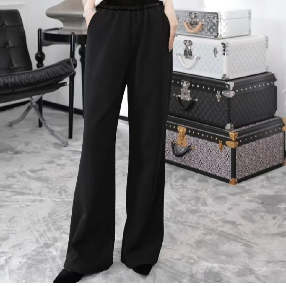 Betty Bairn【无题-加绒】高端腰头直筒阔腿长裤24B-BW7720