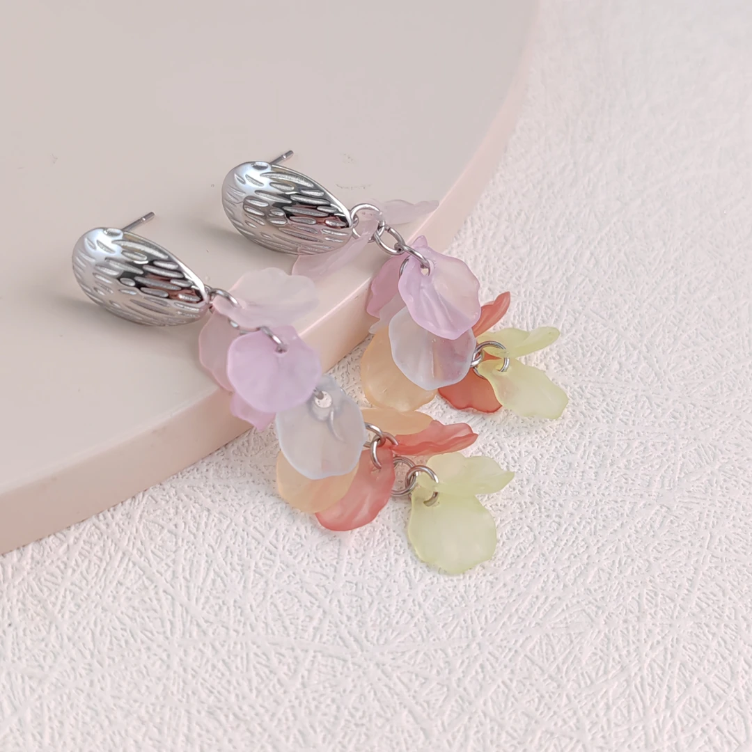 XUPING/旭平首饰 不锈钢亚克力耳饰 情人节气质 GDM T001057892