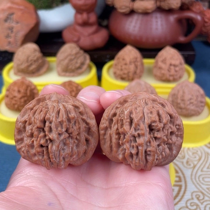 吊坠文玩核桃包*猪四座楼43