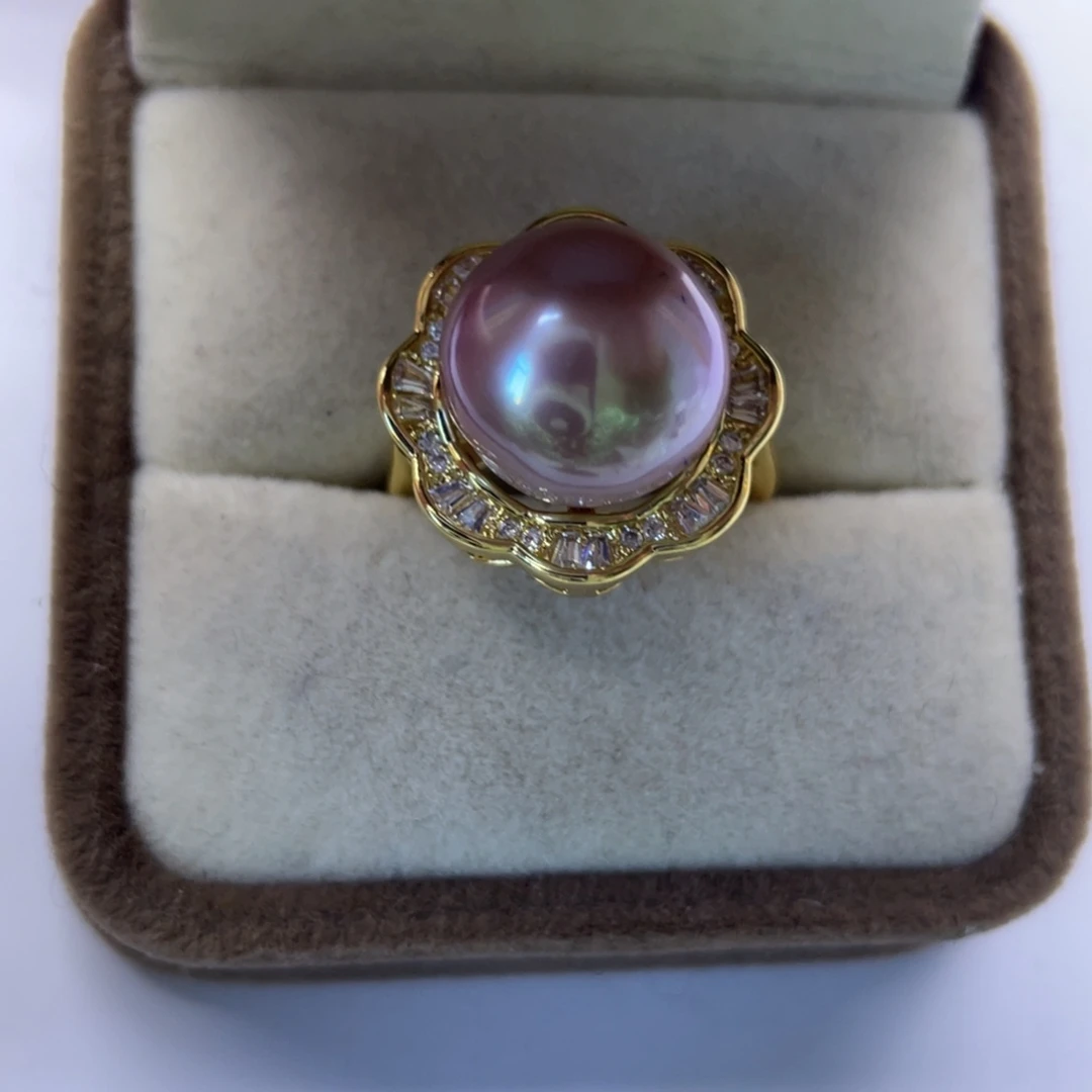 淡水珍珠未镶嵌戒指