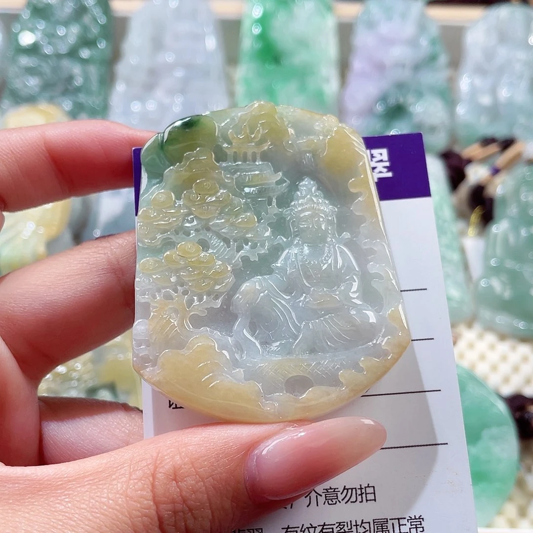 翡翠未镶嵌颈饰养***！翡翠