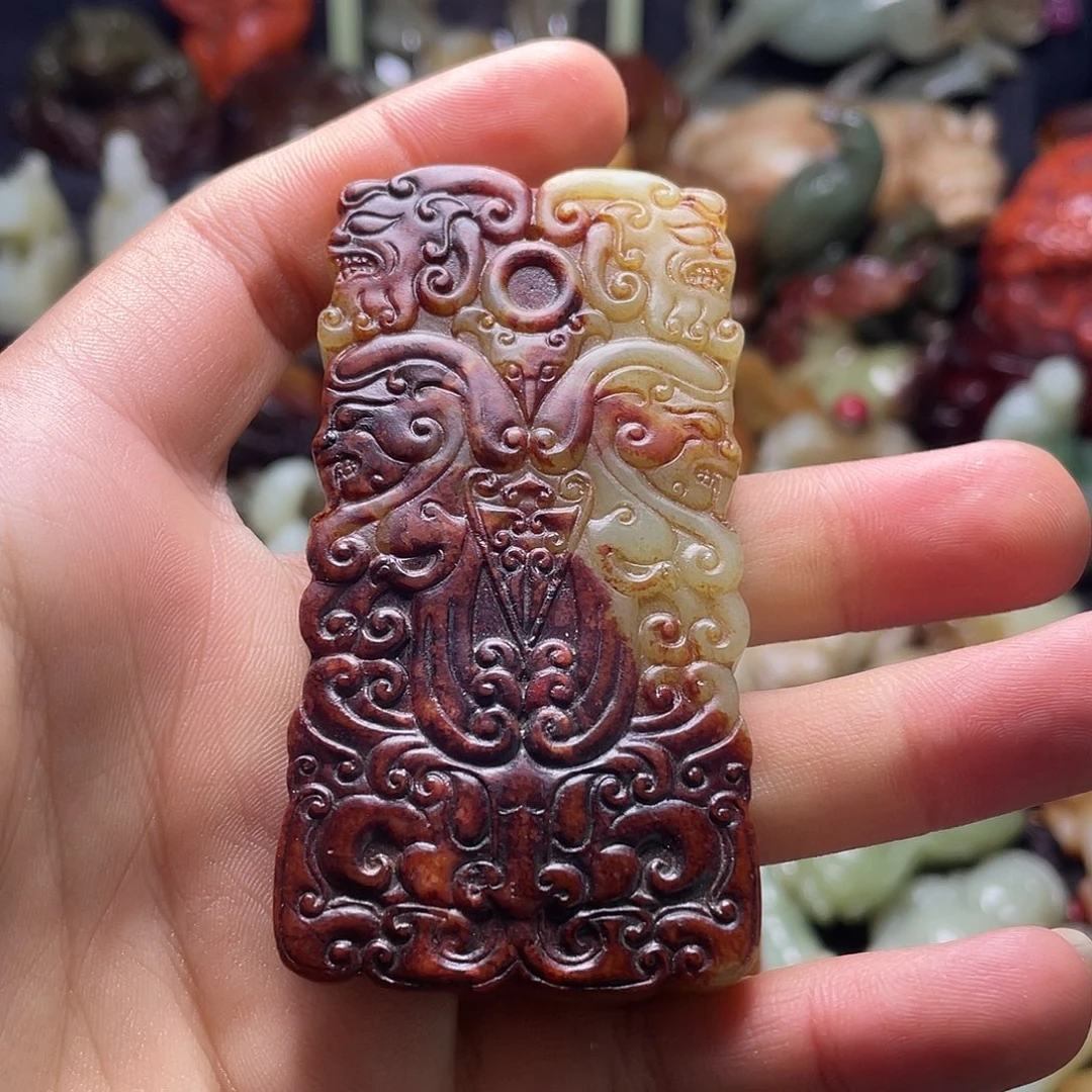 天***缘和田玉（糖玉）未镶嵌颈饰