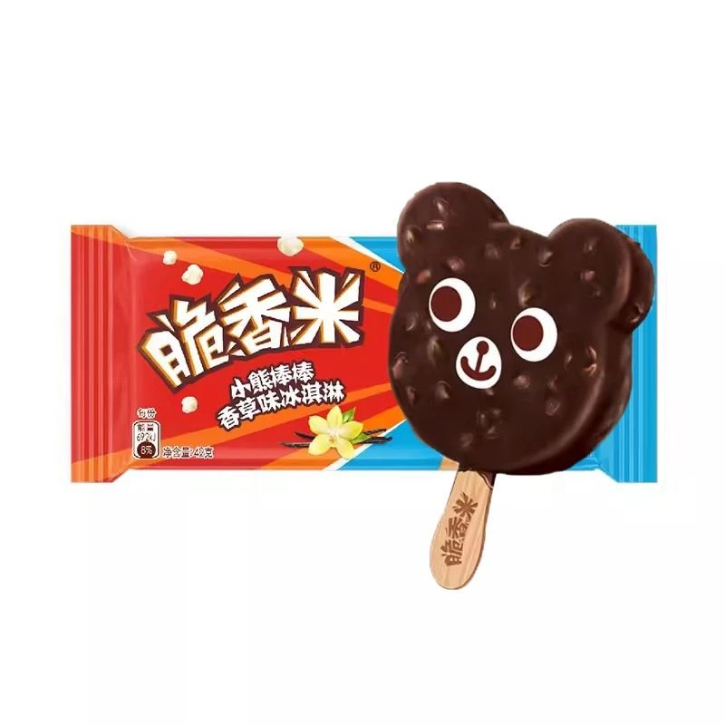 脆香米小熊棒棒香草味冰淇淋42g/支