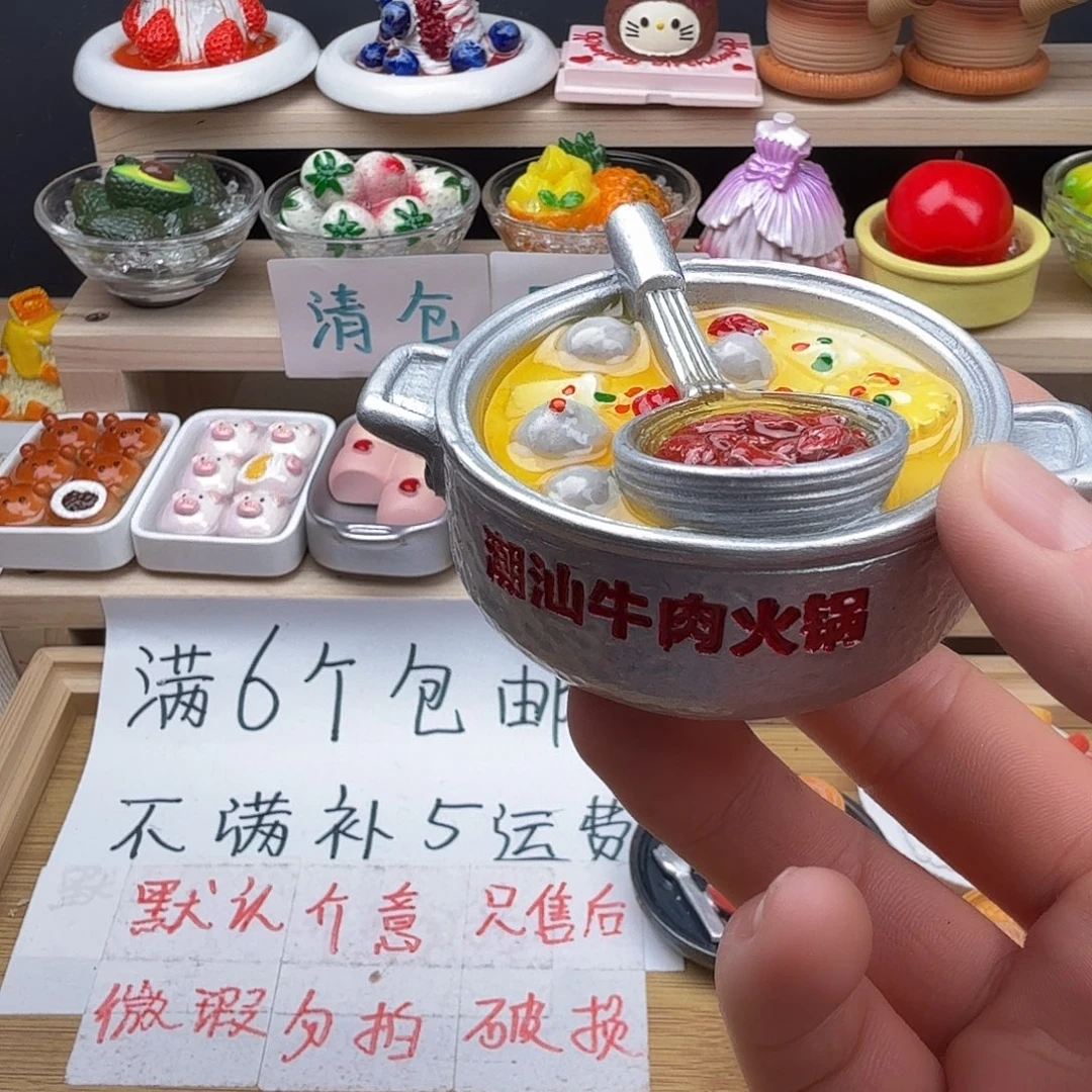 合成树脂食玩冰箱贴 凭开箱视频售后