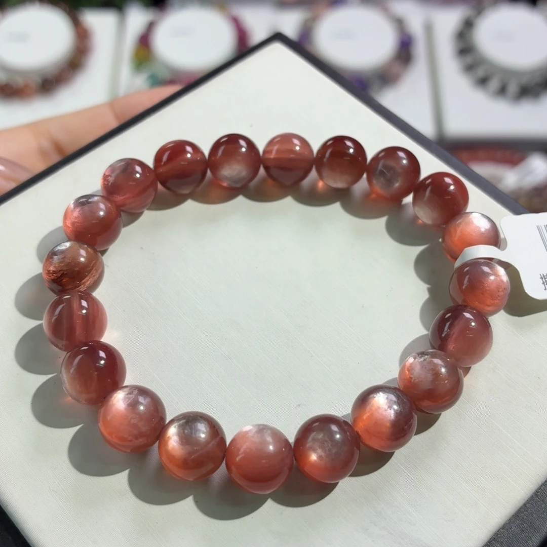 手串水晶未镶嵌粉锂云母9+