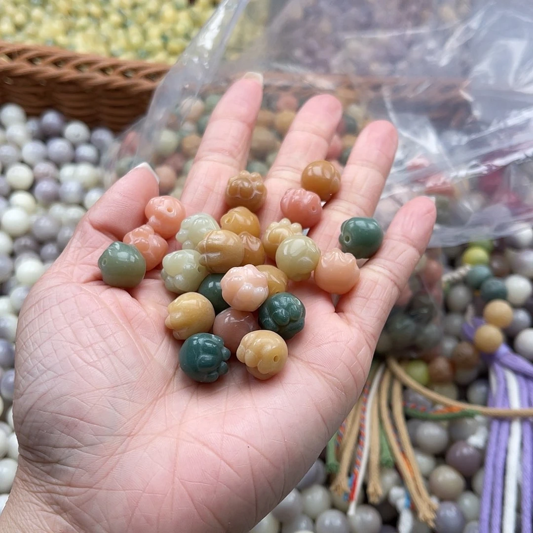 白玉菩提吊坠Z/12mm/20+2颗微瑕福利