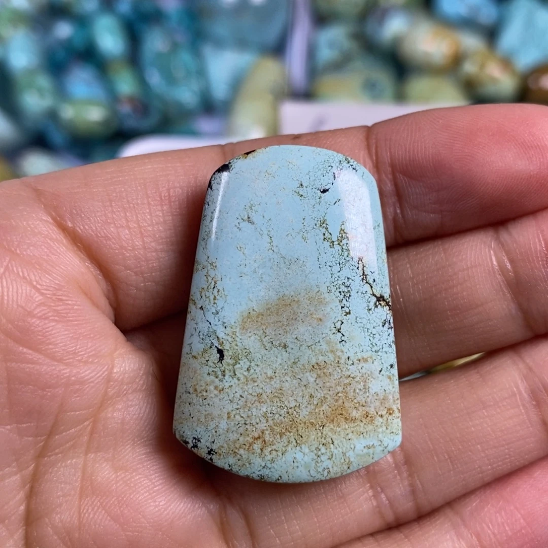 绿松石未镶嵌颈饰