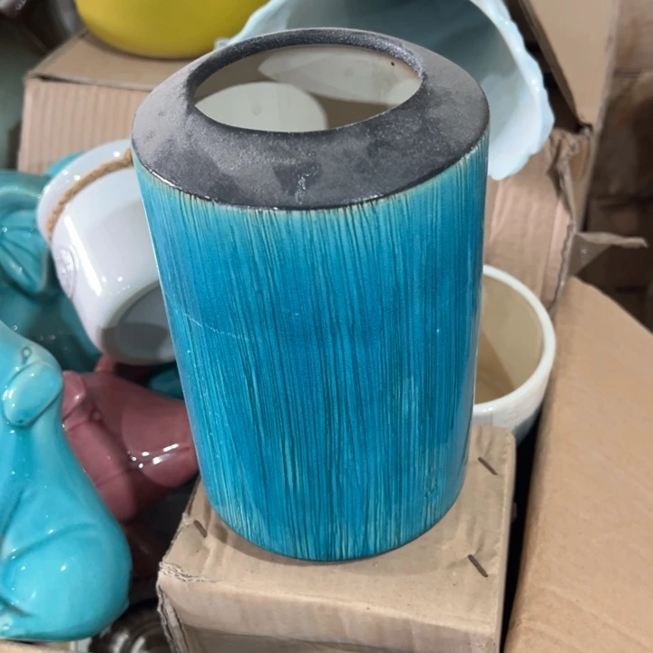 陶瓷花瓶摆件外贸出口微瑕捡漏
