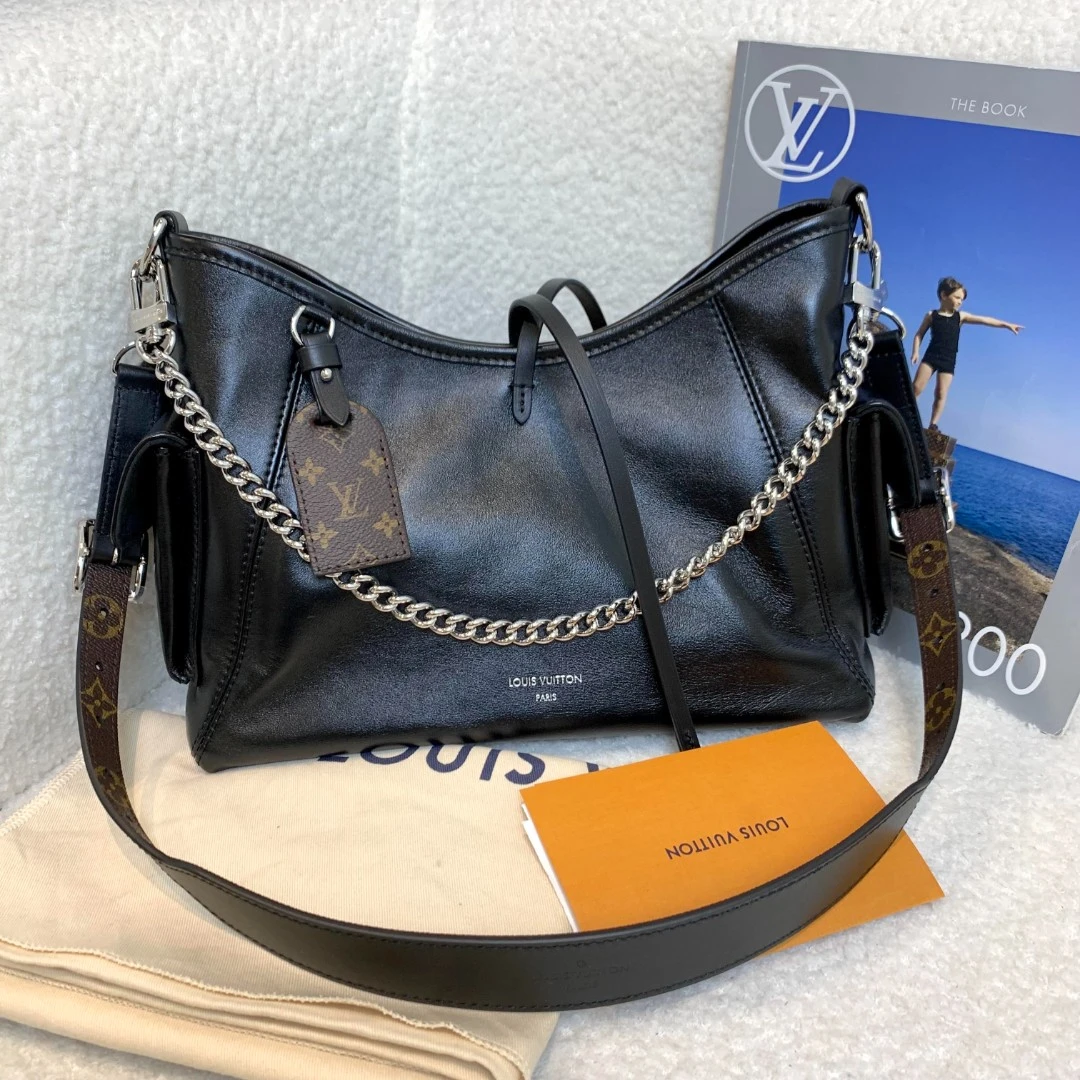 全新未使用 LouisVuitton/路易威登 壹臻/ 黑carryall包75205696