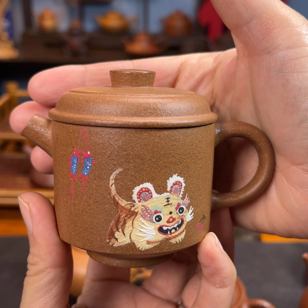 茶壶紫砂宜兴紫砂壶半手工制作