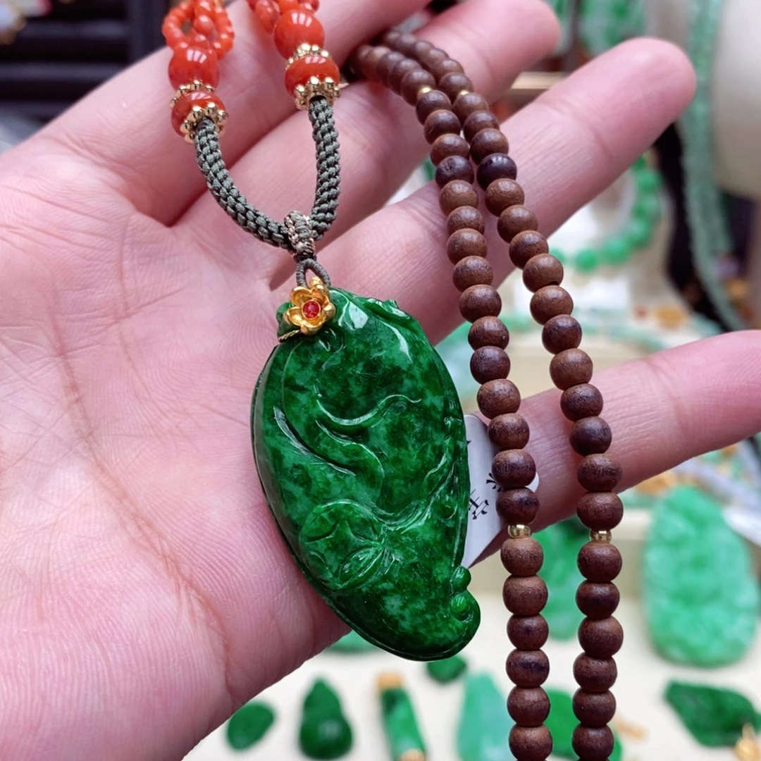 颈饰未镶嵌翡翠翡翠吊坠