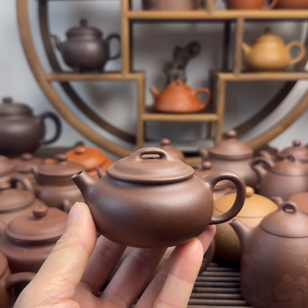 茶壶紫砂汤婆壶100cc台西嫩底槽清