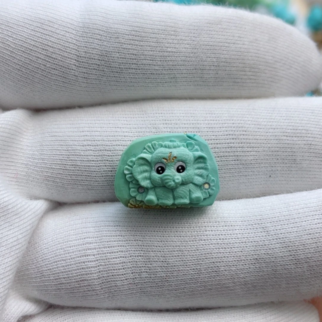 绿松石珠宝奇石未镶嵌