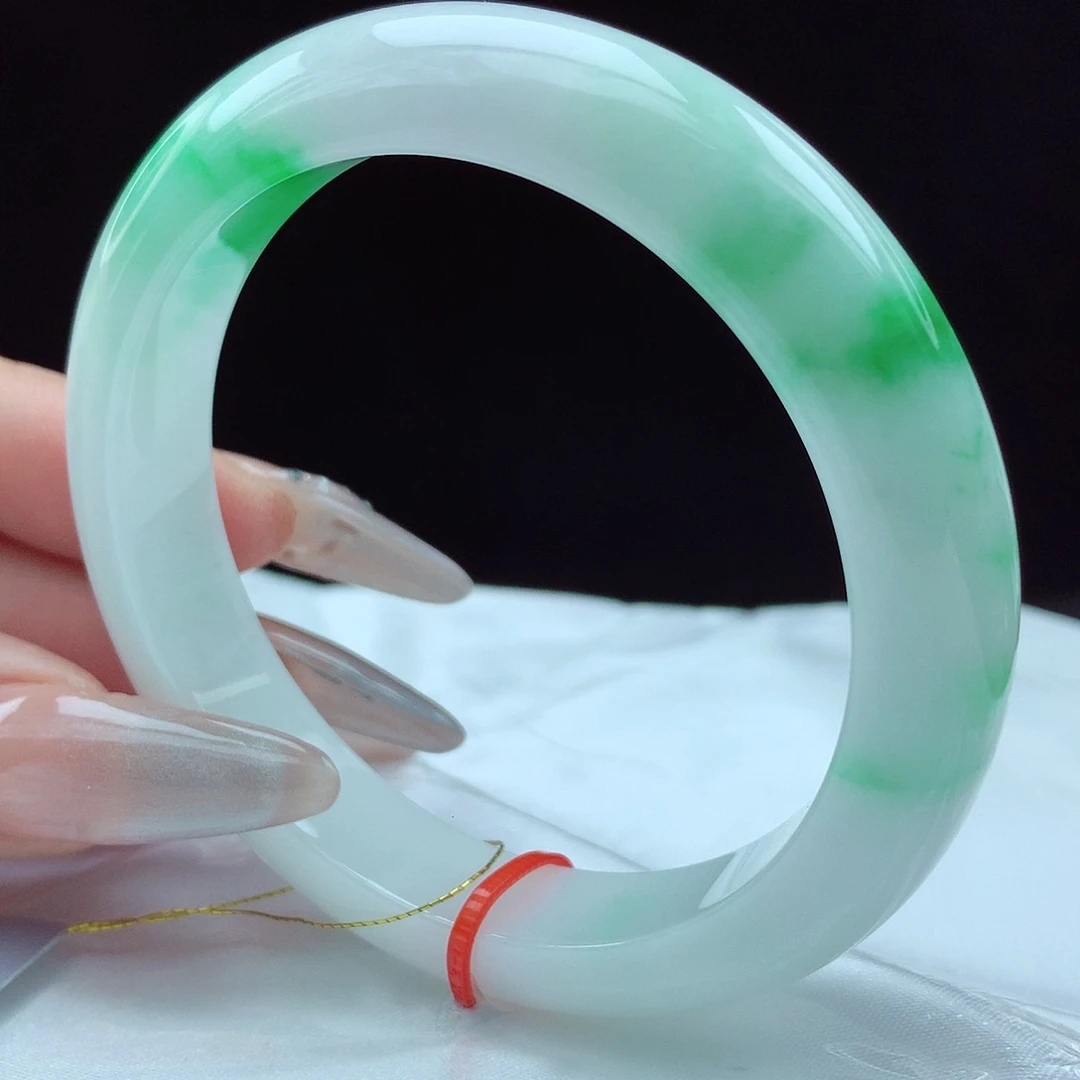 未镶嵌手镯翡翠56圈968