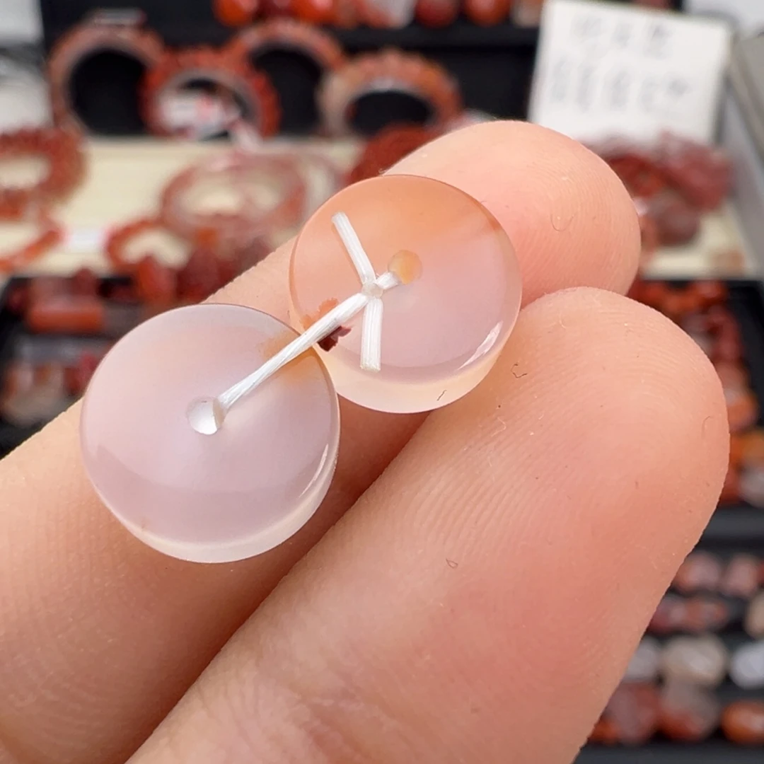 南红玛瑙未镶嵌颈饰隔片