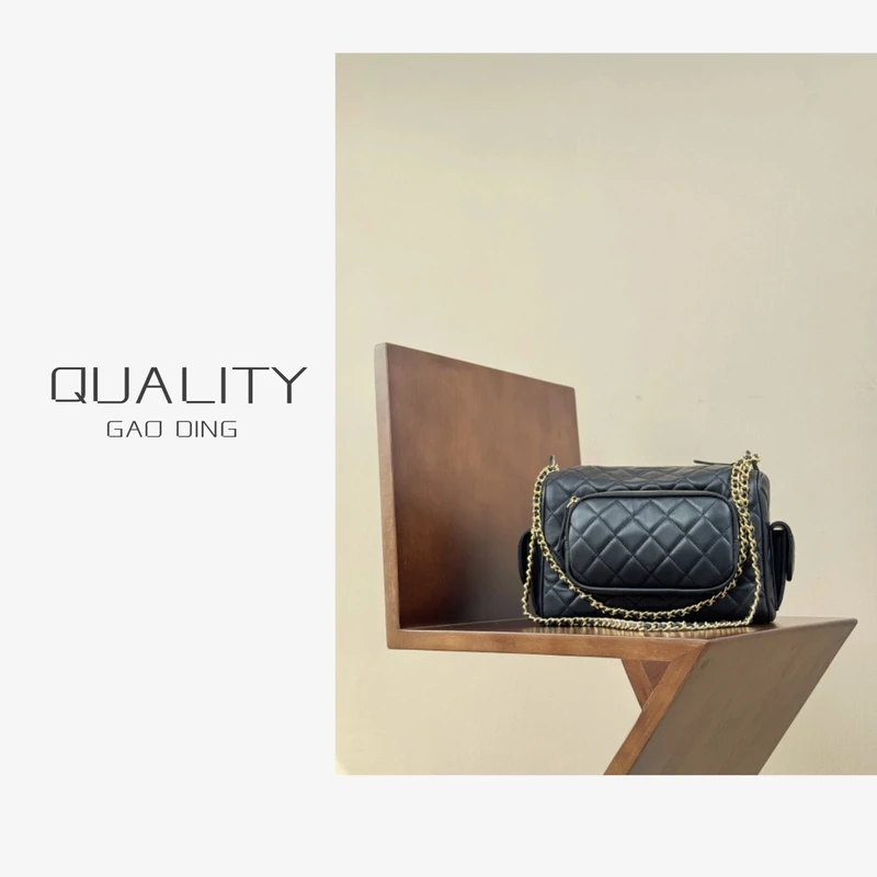 流浪保龄包小香风轻奢时尚百搭女士单肩菱格肩包