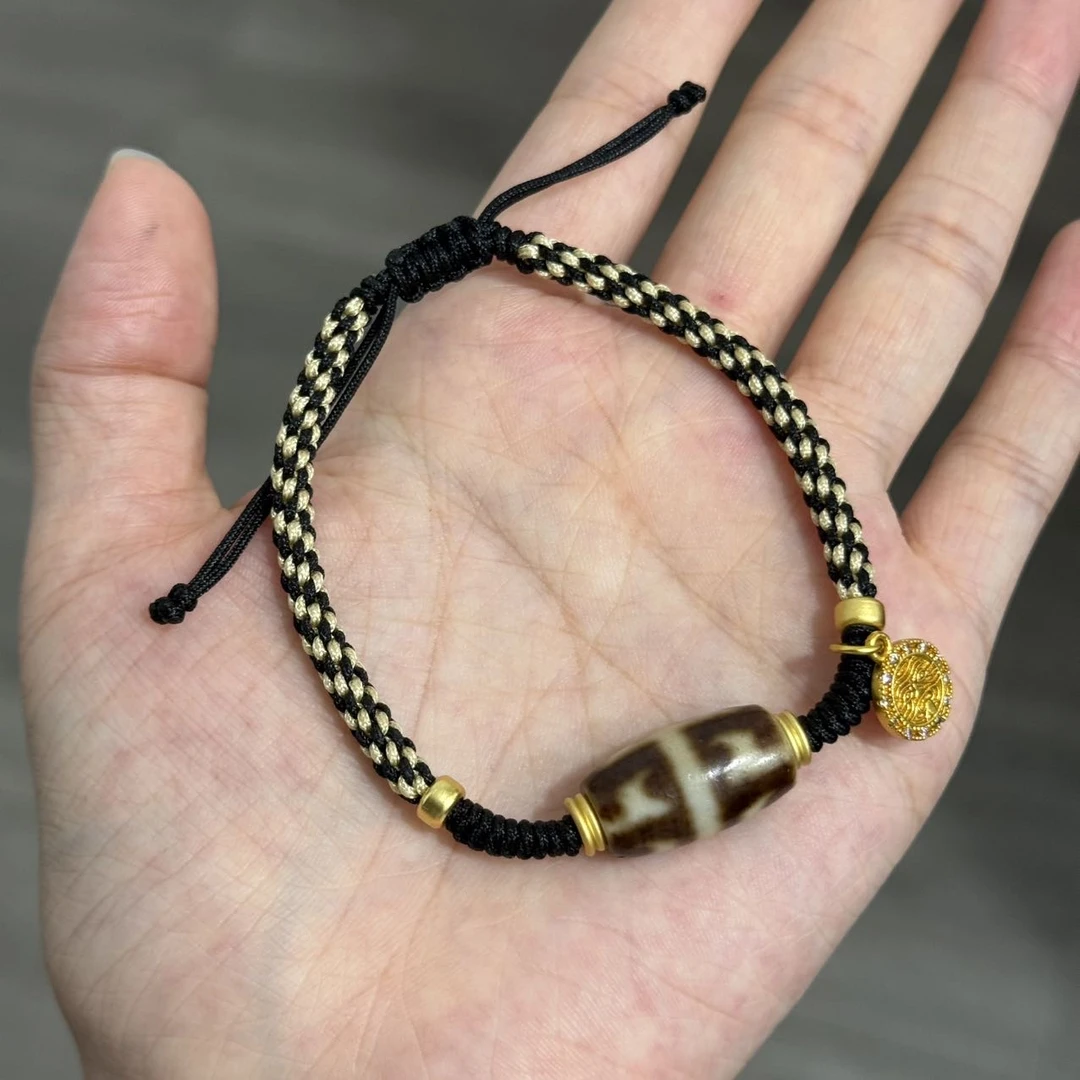 【曹美丽精选】H92429-玛瑙DIY手绳（无界）-多样性发其一-11*20mm