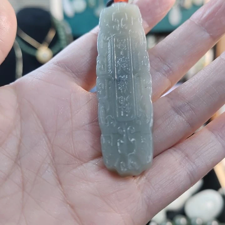 和田玉（青玉）未镶嵌项圈