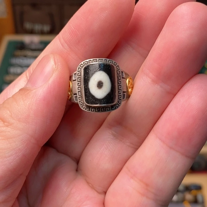 银S925镶嵌玛瑙/玉髓珠宝半成品娜