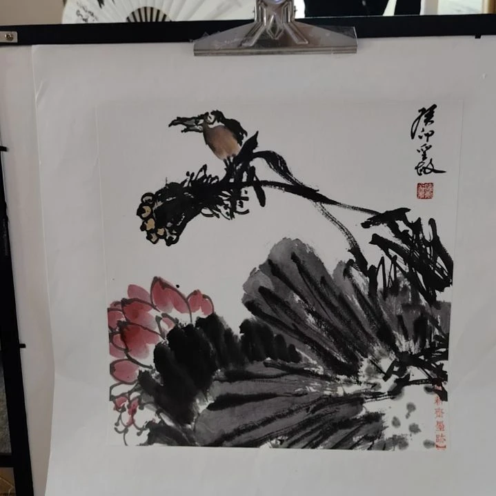 国画张圣敏老师纯手绘作品