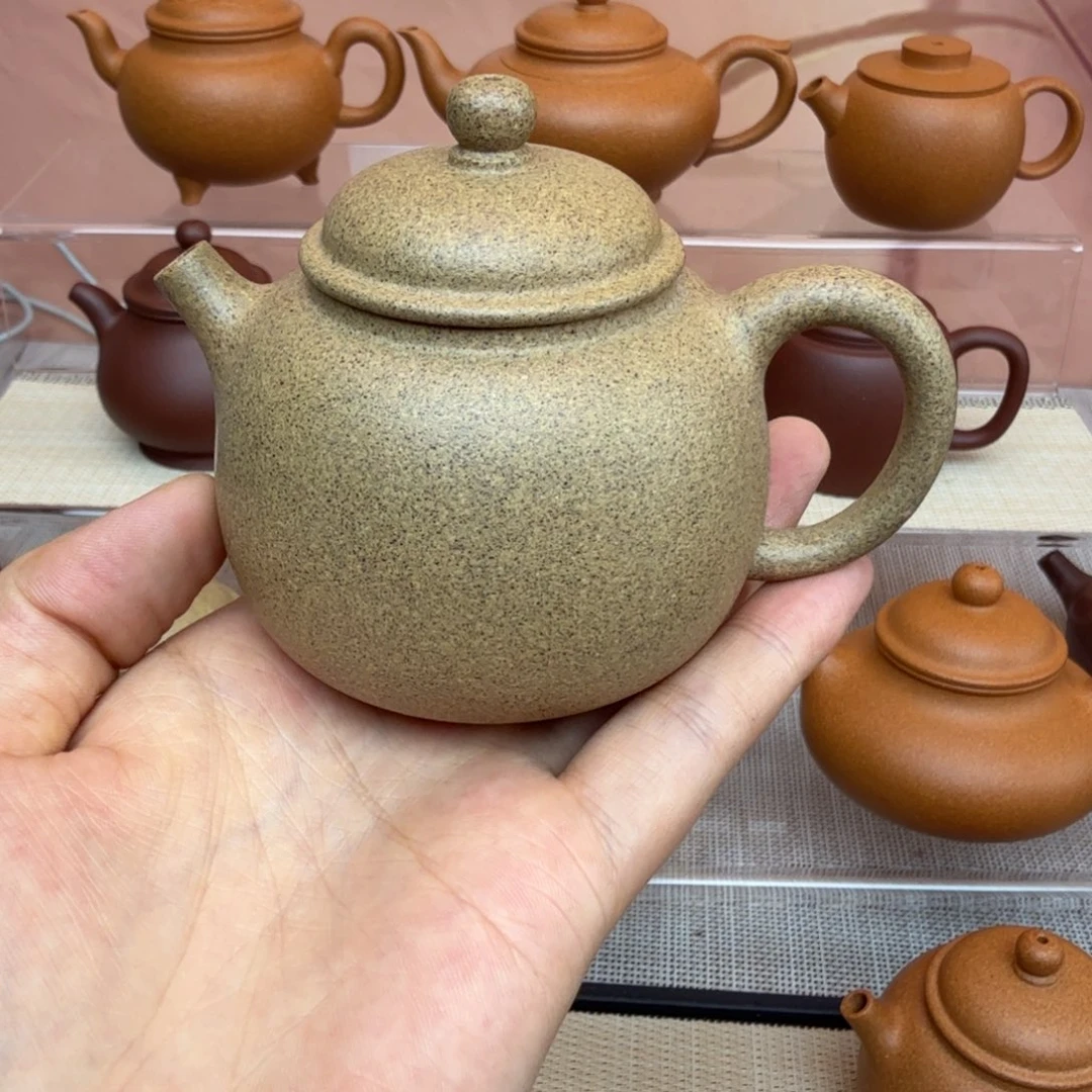 茶壶紫砂黄金段气窑纳福140cc