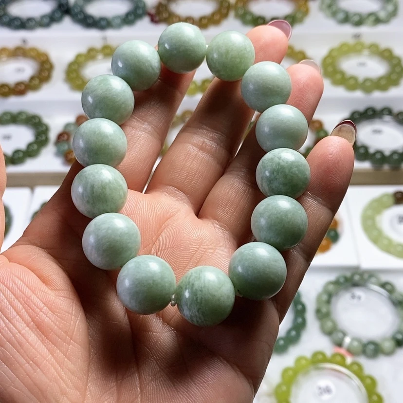 【闪购商品】未镶嵌岫玉手链卡16