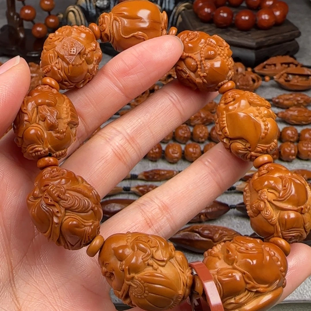 手串/手链橄榄核2.1尺寸八宝弥勒手串