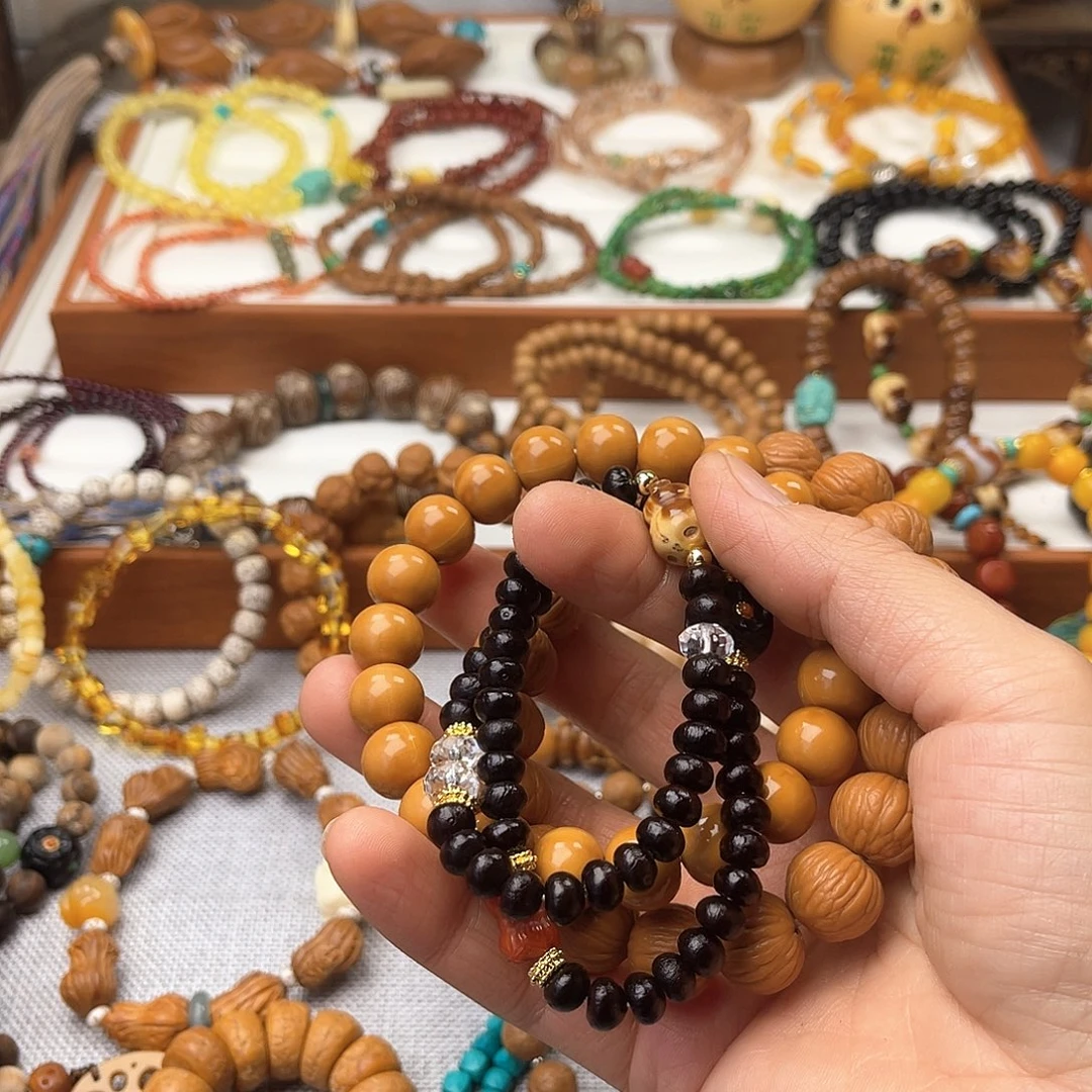 蓝***雨柏香籽/百香籽吊坠